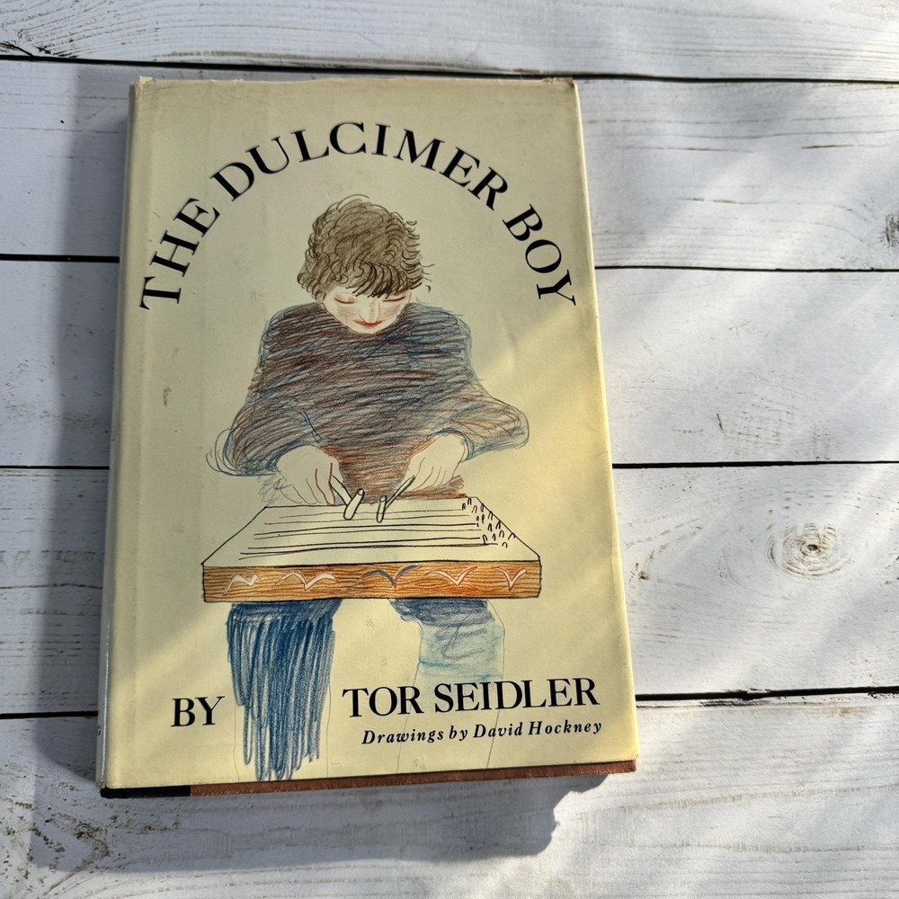 The Dulcimer Boy Tor Seidler 1st Ed HC 1979 Viking Illus David‎ Hockney